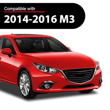 G-PLUS Projector Headlights Assembly Compatible with Mazda 3 2014-2016 - size: Fit Mazda 3 2014-2016(Clear)