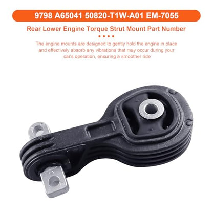 Engine Motor Mount ,Replacement for A65081 A65082 A65041 A65052 A65070 - size: CR-V 2.4L 15-16