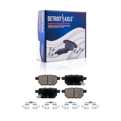 Detroit Axle - 8pc Brake Kit for Toyota Corolla Matrix Pontiac Vibe - size: 8PR3200021/kit
