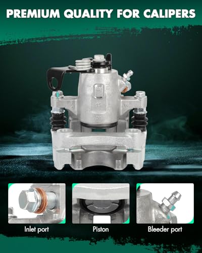 SCITOO 1PC 19B2577 Rear Driver Side Disc Brake Caliper With Bracket - size: Rear Driver[19B2577]