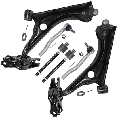 Detroit Axle - 6pc Front End Control Arms Kit for 16-19 Honda Civic, 2 - size: 6CS48215/6PC