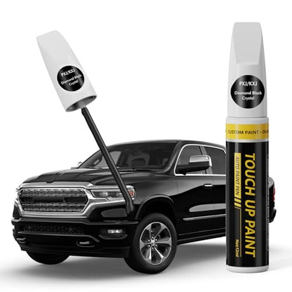 (Diamond Black Crystal (PXJ/KXJ) Car Touch Up Paint for Dodge Ram - color: Diamond Black Crystal (PXJ/KXJ) for 2025 RAM 1500/2024 RAM 1500/2023 RAM 1500/2025 RAM 2500/2024 RAM 2500/2025 RAM 3500