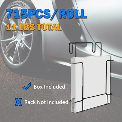 1/4oz Adhesive Stick on Wheel Weights 715pcs, Gray - color: Silver-2