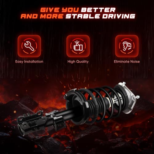 CCIYU Complete Struts Fits for Volvo S60 01-09 for S80 99-06 for V70 01-07