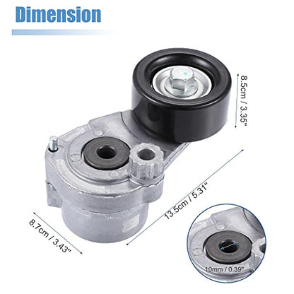 X AUTOHAUX Engine Belt Tensioner Pulley Assembly for Chevrolet Sonic 12-18