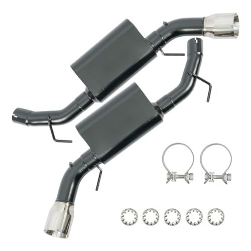 PHILTOP Cat-Back System Fit for 2010-2015 Chevrolet Camaro V8 6.2L - size: 2010-2015 Chevrolet Camaro V8 6.2L