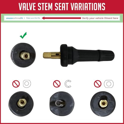 Wheel Accessories Parts PDQ TPMS 12 Pack Replacement Rubber Snap-in Valve Stem for Jeep RAM Equivalent to: Dill VS-65, OEM: 68206635AB - size: 12 PC - Black, style: Dodge Chrysler Ram