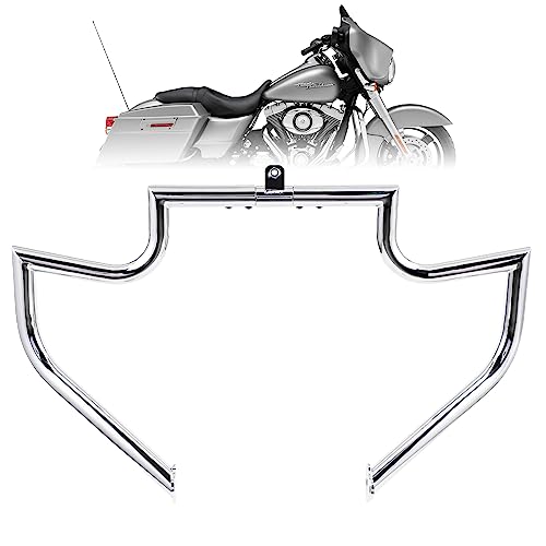 Kinglemc Crash Bar Engine Guard for Harley Touring(Chrome) - color: Chrome-Ordinary