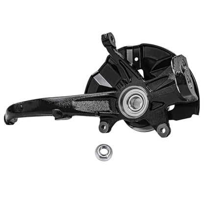 Detroit Axle - Front Steering Knuckles Hubs + Lower Rearward Control Arms - size: 4CU47668/4PC