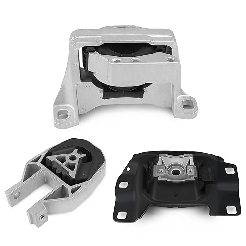 Engine Mount Transmission Motor Kit Replacement for Ford Escape L4 2.0L - size: 3PCS-Compatible with 13-16 Ford Escape 2.0L 2.5L
