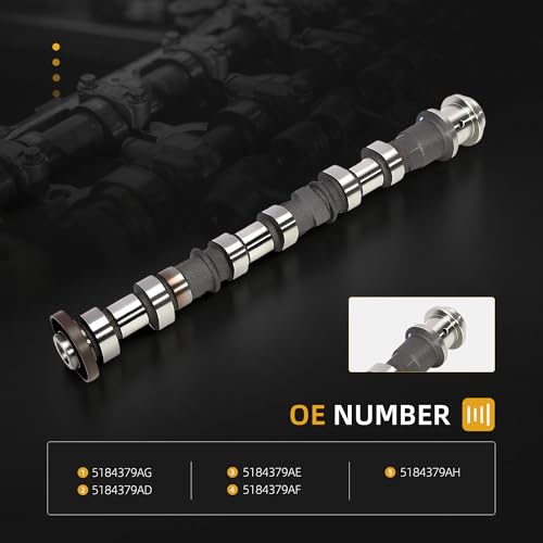Engine Camshaft Left Side Intake, 5184379AF, 5184379AG, 11-16 3.6L - size: Left Side Intake