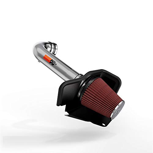 K&N Cold Air Intake System: High-Flow Air Filter, Increase Performance & Towing: Compatible with 2011-2025 Dodge/Jeep: Durango, Grand Cherokee, 77-1563KP - style: Metal