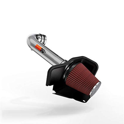 K&N Cold Air Intake System: High-Flow Air Filter, Increase Performance & Towing: Compatible with 2011-2025 Dodge/Jeep: Durango, Grand Cherokee, 77-1563KP - style: Metal