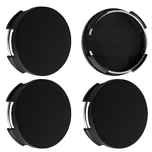 2.5Inch 63MM Wheel Center Caps for Toyota Corolla Camry Highlander RAV4 Rim Hub Caps, Pack of 4 (Matte Black, Outer 63MM, Inner 61MM, Easy DIY Installation) - color: Matte Black, size: Outer 62.7MM , Inner 60.6MM