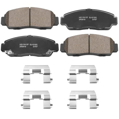 Ceramic Front Brake Pads for Honda Accord 2003-2011 - size: D787