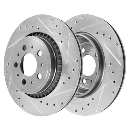 Detroit Axle - Front Brake Kit for 2003-2014 Volvo XC90 - size: 6PR56024/KIT