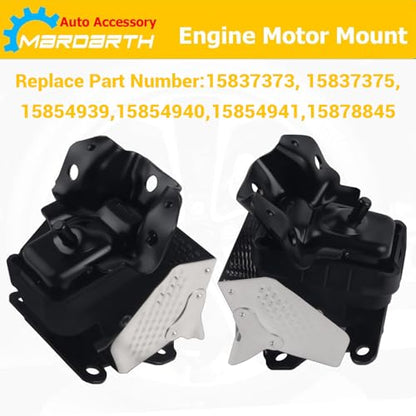 15854941 Engine Motor Mount Fits 2007-2014 Tahoe Silverado Suburban Sierra - size: 2 Piece