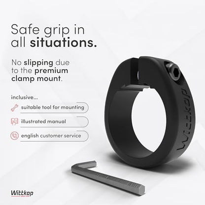 Wittkop Bike Grips With Innovative 3-Zone Design Made in Germany - Ergonomic Non-Slip Comfort and EFC Zones for Optimized Grip & Comfort - Handlebar - style: Sport