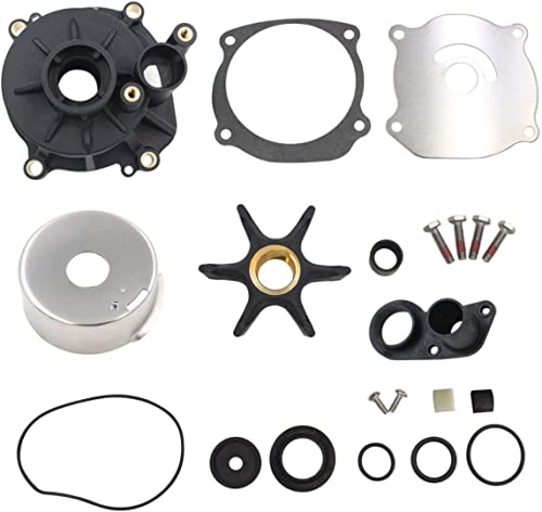 Water Pump Repair Kit Replacement with Housing for Johnson Evinrude V4 V6 V8 85-300HP Outboard Motor Parts 5001594 - size: For 85-300 HP