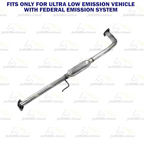 Northeastern Exhaust | Direct-Fit Resonator Pipe Muffler Exhaust System Kit Compatible for Hyundai Elantra 2007-2012 2.0L | Free Gaskets and Sleeve Included | Automotive Replacement Part