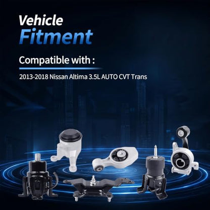 Engine Motor Mount Compatible with 2013-2018 Altima 3.5L AUTO CVT Trans - size: 2013-2018 Altima 3.5L