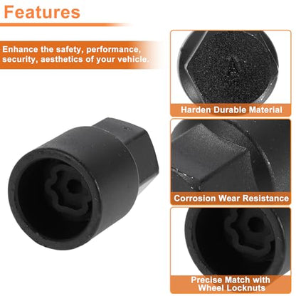A Wheel Lock Lug Nut for Toyota for Lexus Anti-Theft Wheel Locking Nut Key Socket Removal Tool 1 Pc - size: Socket A