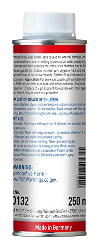 Liqui Moly Radiator Stop Leak | 250 ml | Cooler additive | SKU: 20132