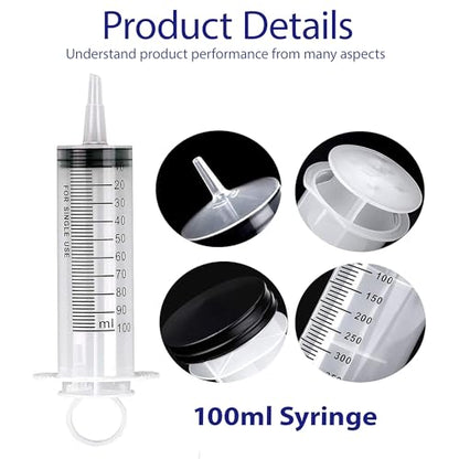2PCS Brake Bleeder Kit, 100ML Hydraulic Disc Brake Bleed Syringe - size: 4 Pieces