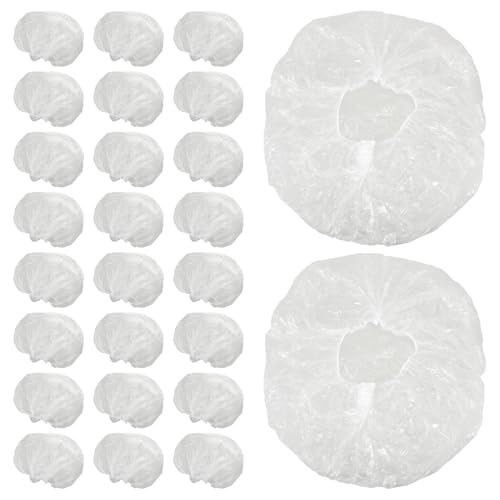 SHINEOFI Disposable Tire Covers for Truck Wheel Protection Transparent Plastic Tire Protectors with Elastic Design for Dustproof Repair Washing and Painting Maintenance