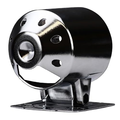 RACETECH 52mm Universal Single Gauge Mounting Cup & Stand – Chrome - color: Chrome, size: 52mm (2-1/16")