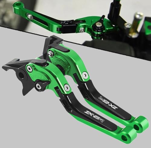 Motorcycle Brake and Clutch Levers Modified Parts For ZX-6R 636 2025 2026 - color: Green
