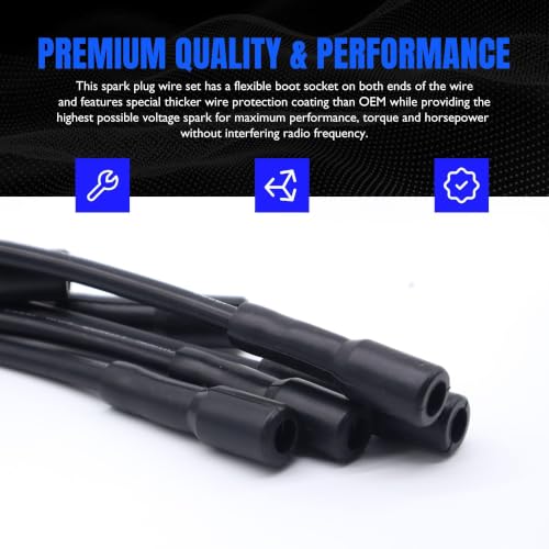 27703 Ignition Spark Plug Wires Set Replace 6716137 56029098AA - style: UF305