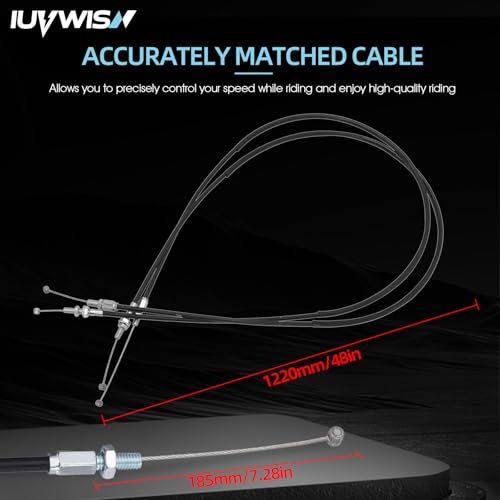 Dirt Bike Throttle Assembly with Throttle Cable