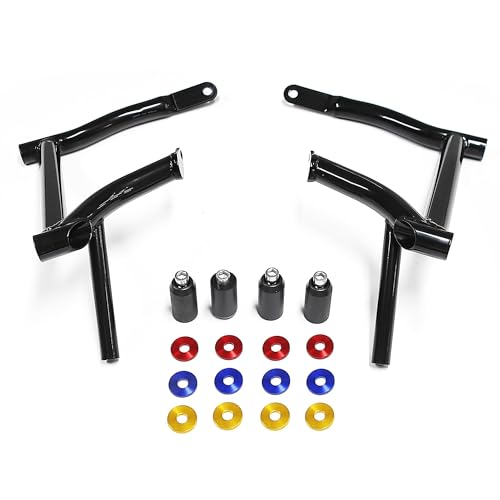 MZS Motorcycle Saddlebag Guard Crash Bars for HD Touring Models 2009-2025 - size: Touring Rear 2009-2025
