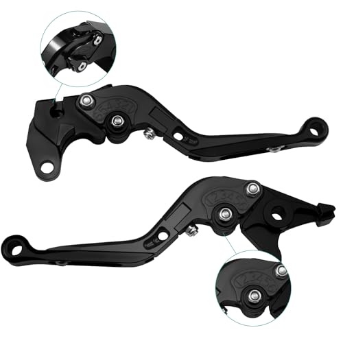 Clutch Brake Levers for Honda Rebel 500 300 2017-2022, Black - color: Black