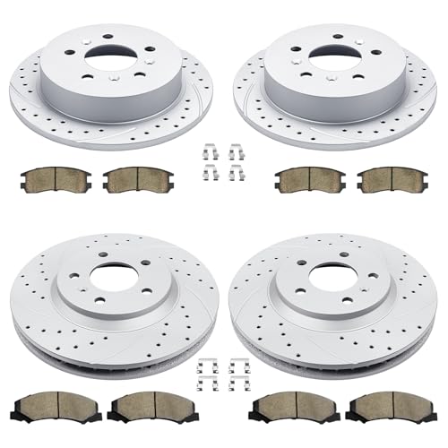 Acinoparts Front and Rear Brake Kit for 2006 2007 2008 2009 2010 Chevrolet - size: ABK5512655125