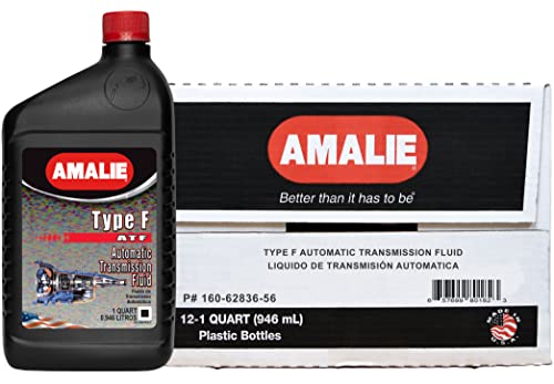 AMALIE Ford Type F Automatic Transmission Fluid (160-62836-56) 1 Quart Bottle, Pack of 12 | Made in USA