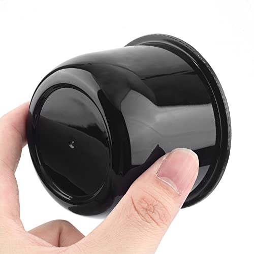 RTrhinotuning 4 Pack 3 inch Wheel Center Caps Plastic Push Through Center Caps Gloss Black Hub Caps for Trailers Trucks RVs - color: Black, size: 3.03" Hub 2.36" H