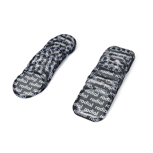 TP-MRS2b Radial Tire Patch Kit 24 pcs(Dia. 2 1/4" (57 mm) 12 pcs, and 2 1/4" x 2 1/4" (57 x 57 mm) 12 pcs in a Box) - size: dia.2.25" 12pcs, 2.25" x 2.25" 12pcs