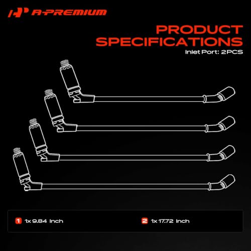 A-Premium Spark Plug Wires Set of 4 2.4L L4 Compatible with Hyundai Kia