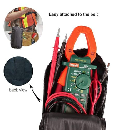 Digital Clamp Meter 2000 Counts, Multimeter Amp Meter