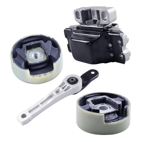 Engine Motor Mount Set & Trans Mount ,Replaces A4925 A6966 A4915 A4909 - size: CC 09-12 2.0L/Jetta 13-16 1.4L/Passat06-10 2.0L