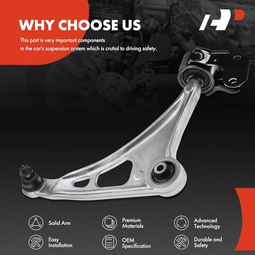 A-Premium Front Right Lower Control Arm, with Ball Joint & Bushing - style: Front Right Wheel (Passenger Side)