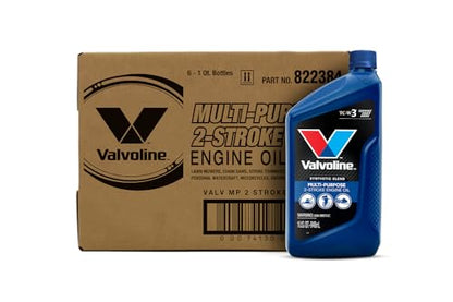 Valvoline 2-Cycle Multi-Purpose TCW-3 Motor Oil 1 QT, Case of 6