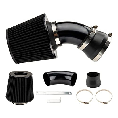 KAX 3" Cold Air Intake Kit for 1999-2000 BMW 323i - color: Black, size: 2001-2005 BMW 325i