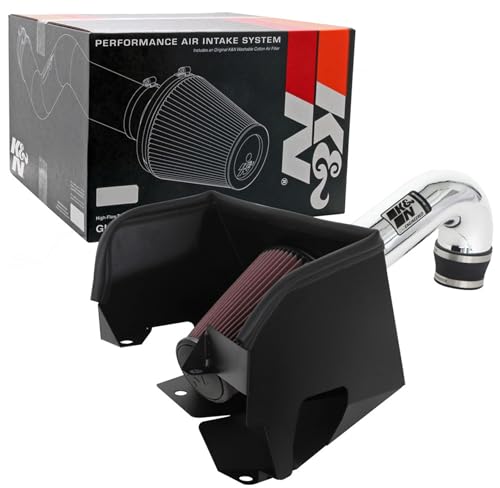 K&N Cold Air Intake System: High-Flow Air Filter, Increase Performance & Towing: Compatible with 2019-2026 RAM 1500, 77-1578KP - style: Metal Intake