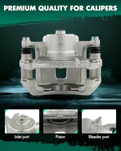 SCITOO - Front Disc Brake Calipers Assembly w/Bracket For Chevy,For Pontiac - size: Front[18B4880A & 18B4881A]