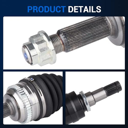 Autoround 665228 CV Axle Shaft Assembly Compatible with Toyota Corolla 2009-2018/ Matrix 2003-2014, Pontiac Vibe 2003-2010, Front Left Driver Side