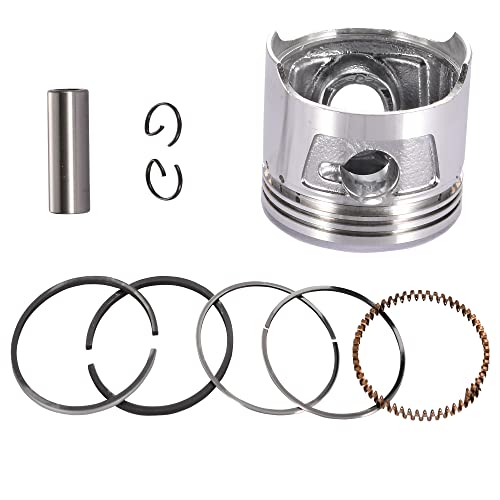 GOOFIT 47mm 4 Stroke Piston Ring Kit for 70cc Horizontal Engine ATV Scooter