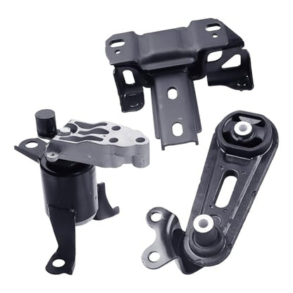 3PCS Engine Motor Mount Set Compatible with 2 1.5L Models 2011-2016 - size: Mazda 2 2011-2016